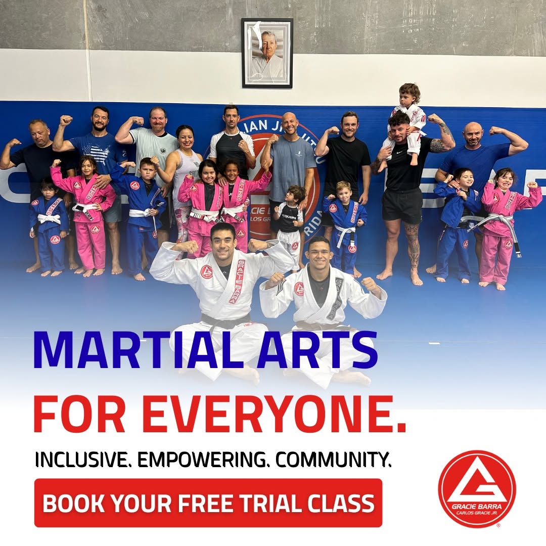 Gracie Barra Boynton Beach community training together