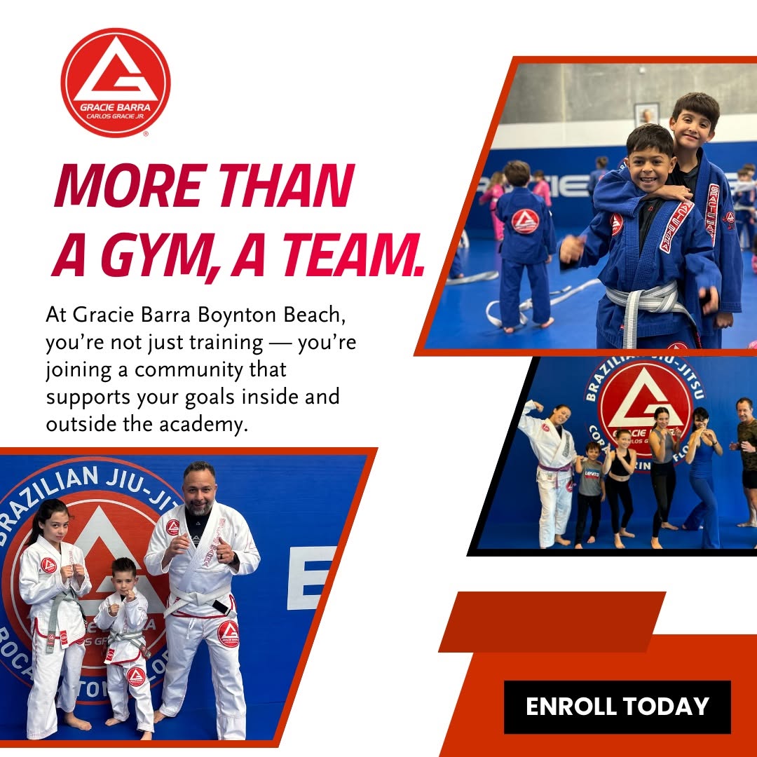 Gracie Barra Boynton Beach — more than a gym, a team