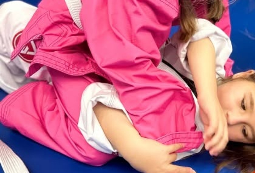 Kids practicing Jiu-Jitsu at Gracie Barra Boynton Beach